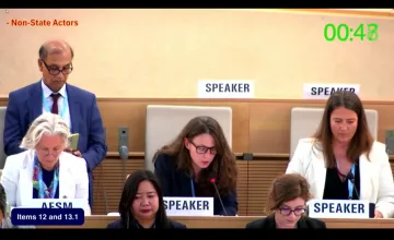 Dr Pochigaeva At The WHA78