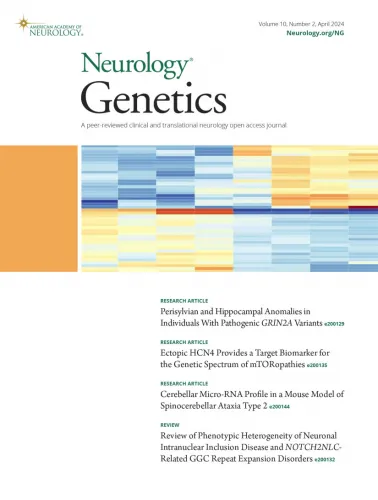 Neurology Genetics cover