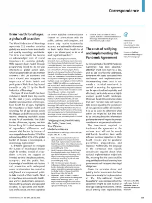 The Lancet Volume 406 Issue 10501