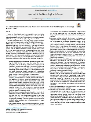 The future of brain advocacy WCN2023 panel discussions